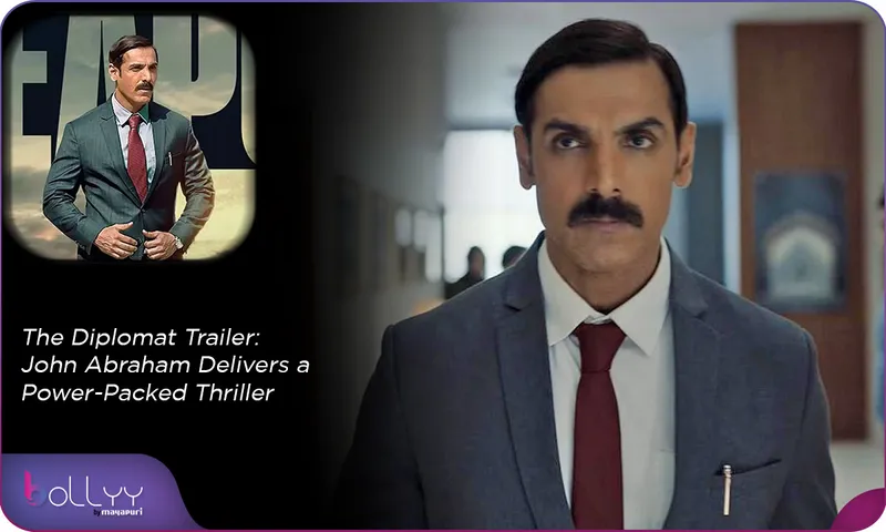 The Diplomat Trailer John Abraham Delivers a Power-Packed Thriller