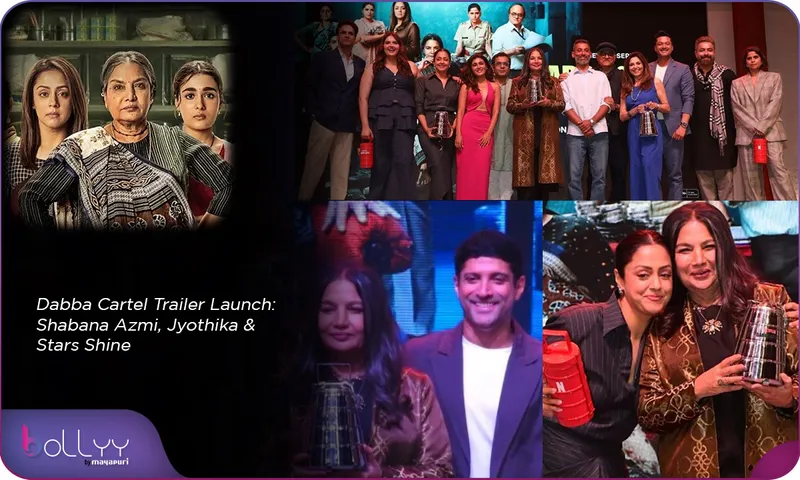 Dabba Cartel Trailer Launch Shabana Azmi, Jyothika & Stars Shine