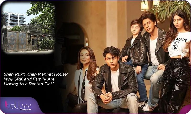 Shah Rukh Khan Mannat House Why SRK and Family Are Moving to a Rented Flat