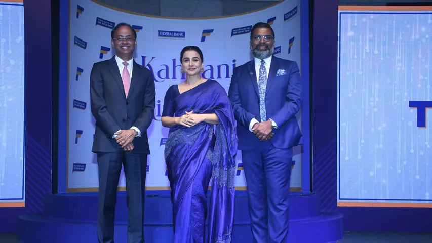 Federal Bank Appoints Vidya Balan as Its First-Ever Brand Ambassador