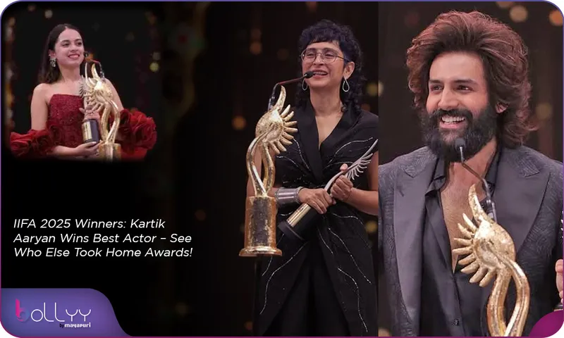 IIFA 2025 Winners Kartik Aaryan Wins Best Actor – See Who Else Took Home Awards!