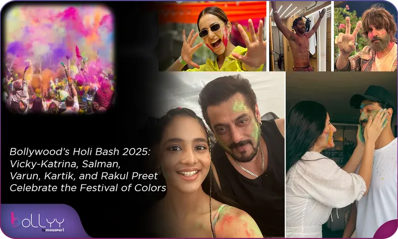 Bollywood’s Holi Bash 2025 Vicky-Katrina, Salman, Varun, Kartik, and Rakul Preet Celebrate the Festival of Colors
