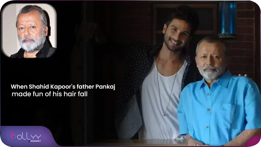 When Shahid Kapoor's father Pankaj made fun of his hair fall