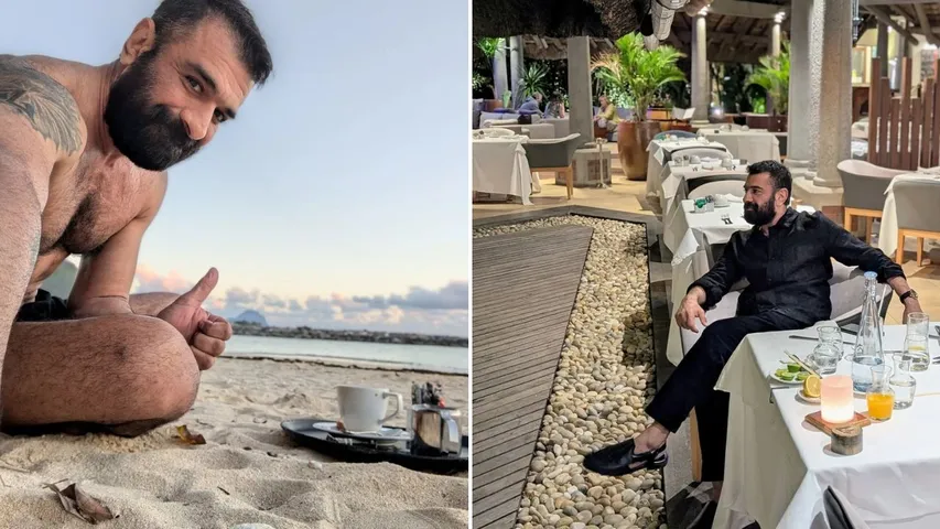 Eijaz Khan loves beaches!