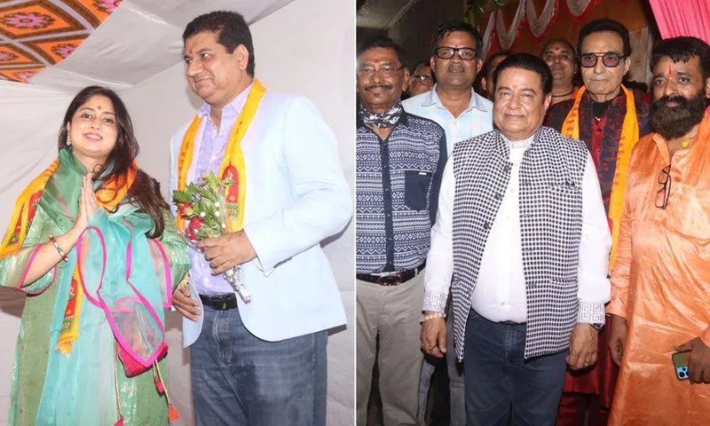 Dheeraj Kumar's Grand Ganesh Chaturthi Bash with Anup Jalota & Stars