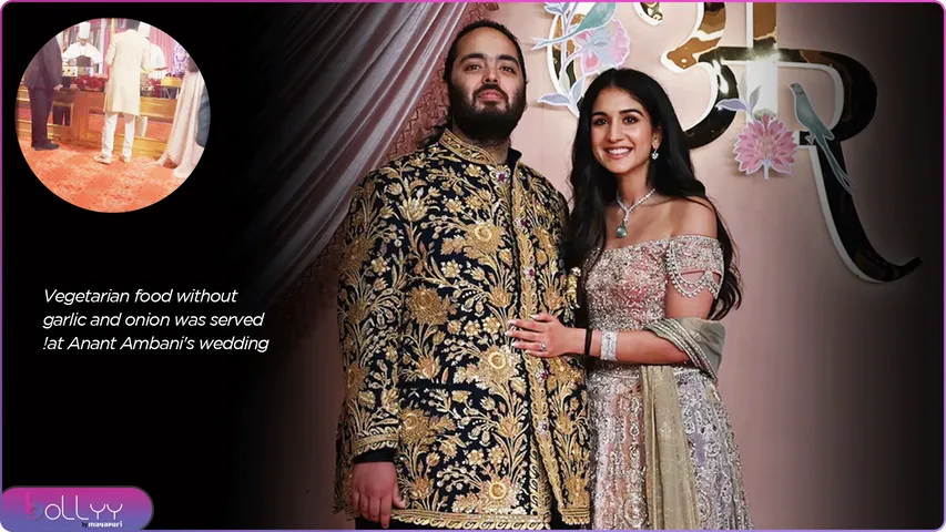 Vegetarian food without garlic and onion was served at Anant Ambani's wedding!