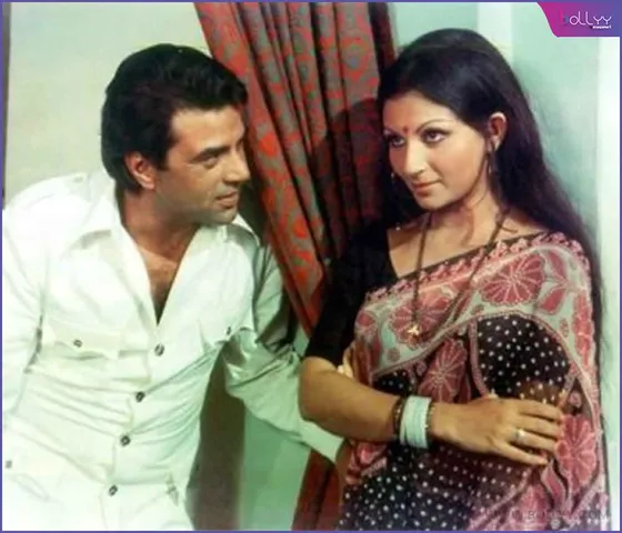 Dharmendra and Sharmila Tagore 