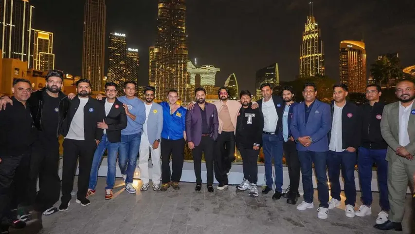 Celebrity Cricket League 2024 promo launch held at Burj Khalifa