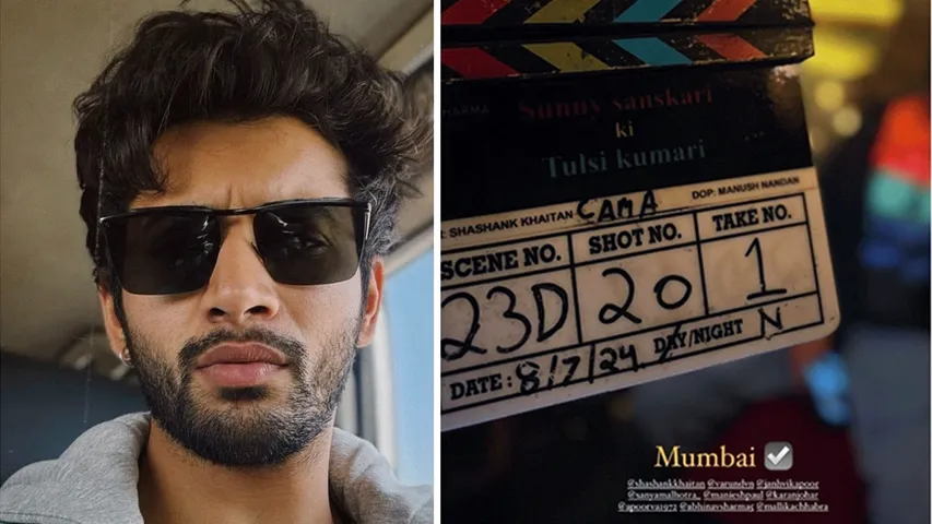 Rohit Saraf Starts Filming 'Sunny Sanskari Ki Tulsi Kumari' in Mumbai