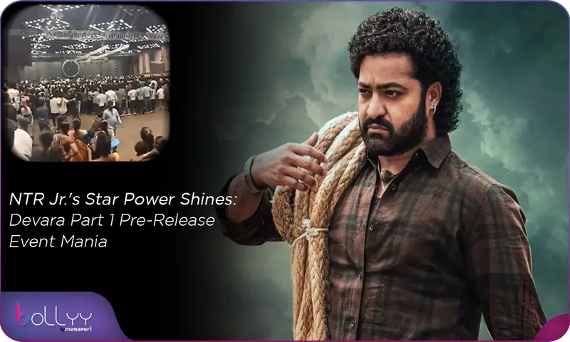NTR Jr.'s Star Power Shines Devara Part 1 Pre-Release Event Mania