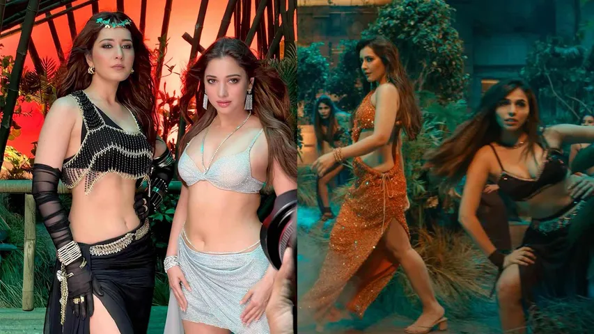 Tamannaah & Raashii in 'Aranmanai 4' Song Promo