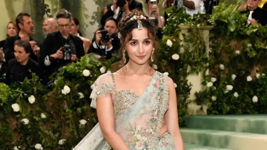 Alia Bhatt Shines at Met Gala 2024 with Breathtaking Sabyasachi Saree