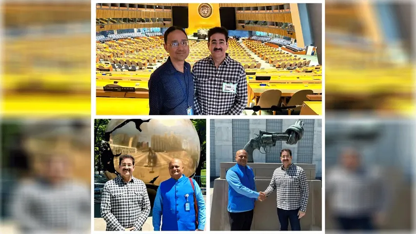 Dr. Sandeep Marwah Visits United Nations Headquarters in New York