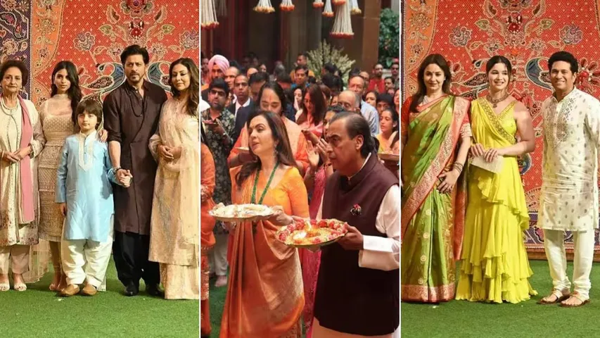 Bollywood Stars Shine at Mukesh Ambani’s Grand Ganesh Chaturthi Bash