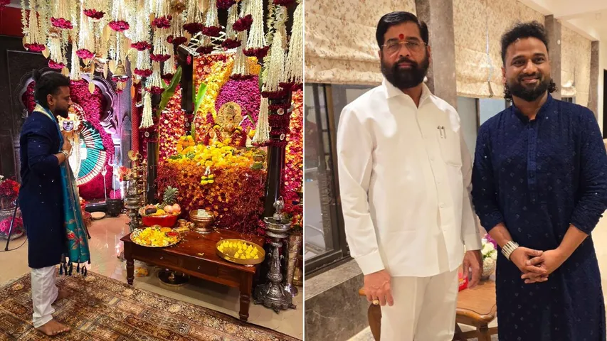 Rockstar DSP Meets Maharashtra CM, Seeks Ganesh Blessings