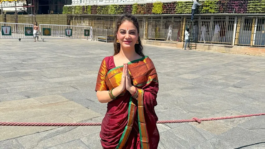 Sherleen Dutt Calls Tirupati Balaji Visit Powerful & Peaceful