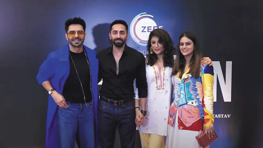Berlin Special Screening Aparshakti Khurana, Ayushmann & Celebs Shine