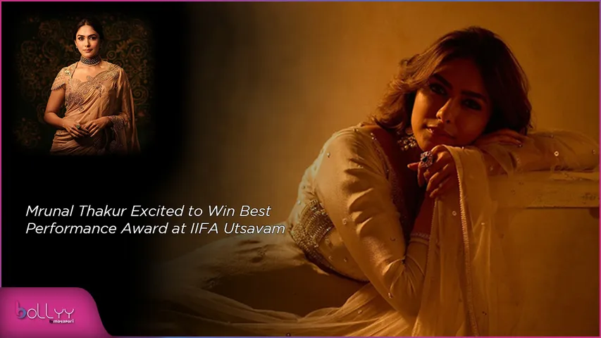 Mrunal Thakur Excited to Win Best Performance Award at IIFA Utsavam
