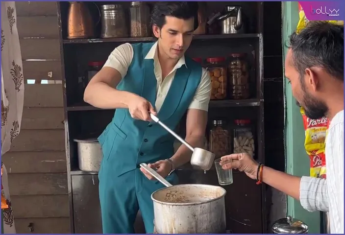 Paras Kalnawat delights Kundali Bhagya cast and crew with a ‘kadak’ Chai treat