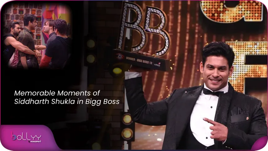 Death Anniversary Memorable Moments of Siddharth Shukla in Bigg Boss