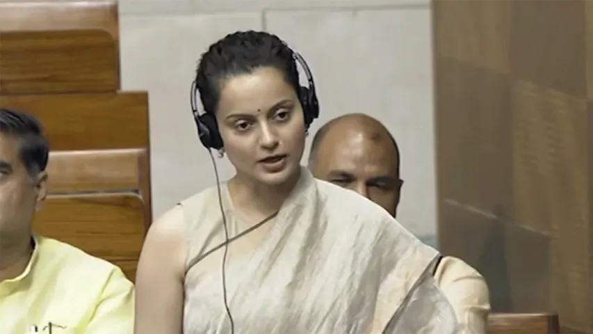 Kangana Ranaut gave her first speech in Parliament, made this demand from the people of Mandi