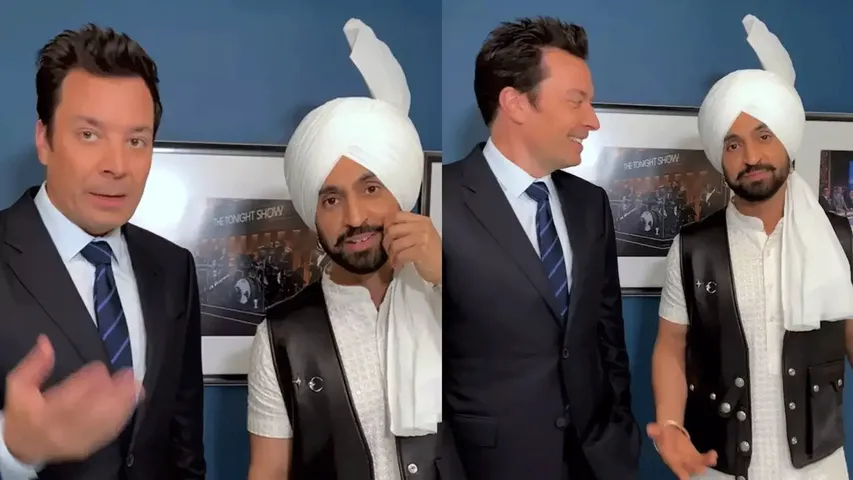 Diljit Dosanjh taught Punjabi to Jimmy Fallon before the Tonight Show