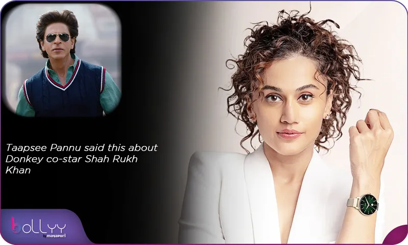 Taapsee Pannu said this about Donkey co-star Shah Rukh Khan