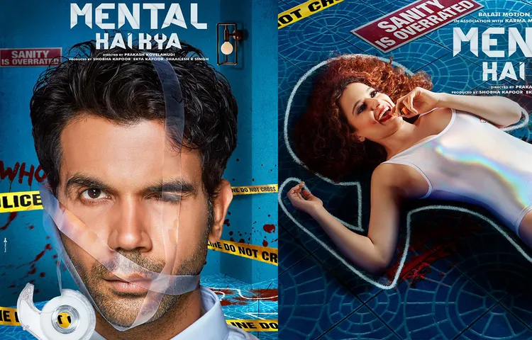 'MENTAL HAI KYA' LOOK 2 IS OUT AND KANGANA RANAUT AND RAJKUMMAR RAO LOOKS CRAZY