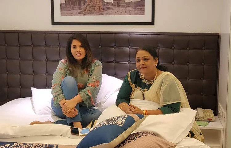 Richa Chadha meets the real Shakeela ahead of the film’s shoot