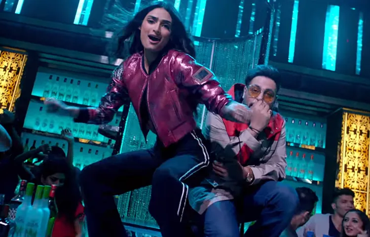 Badshah and Athiya Shetty kill it in Tere Naal Nachna in Nawabzaade