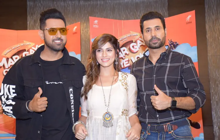 Gippy Grewal & cast witnessed in Delhi for promotions of upcoming film ‘Mar Gaye Oye Loko’