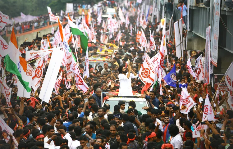 South Superstar Pawan Kalyan’s Political Rally Receives An Unprecedented Response