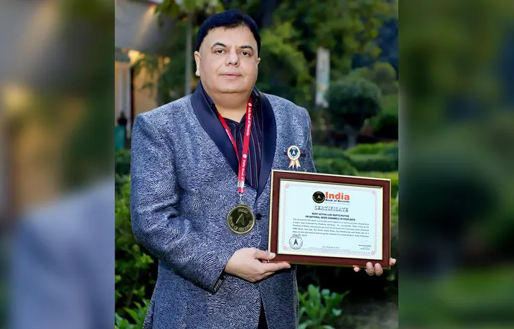 Well Known Journalist, Film Critic Pradeep Sardana Enters The India Book Of Record