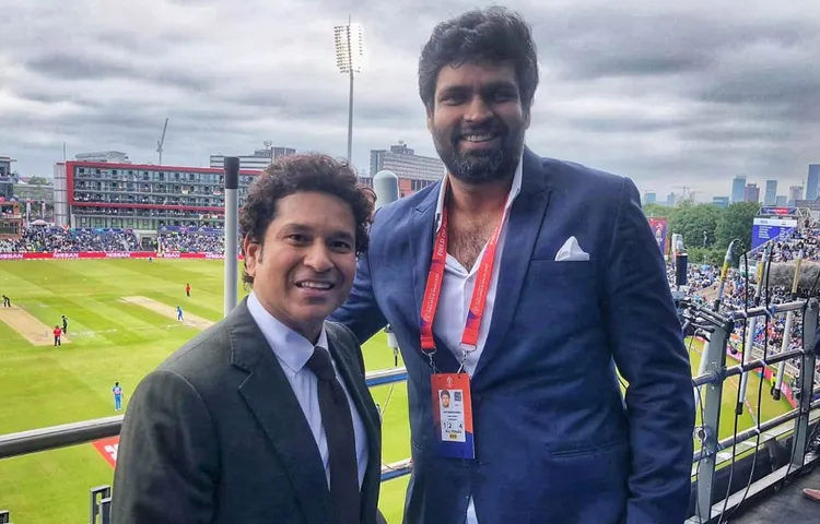 Ravi-Bhagchandka-Meets-Up-With-Smaster-Blaster-At-Manchester