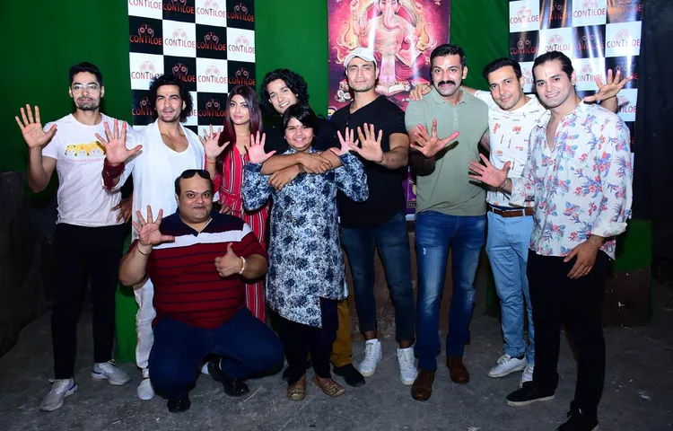 VIGHNAHARTA-GANESH-COMPLETES-500-EPISODES,-CAST-CELEBRATES-GANPATI-POOJA