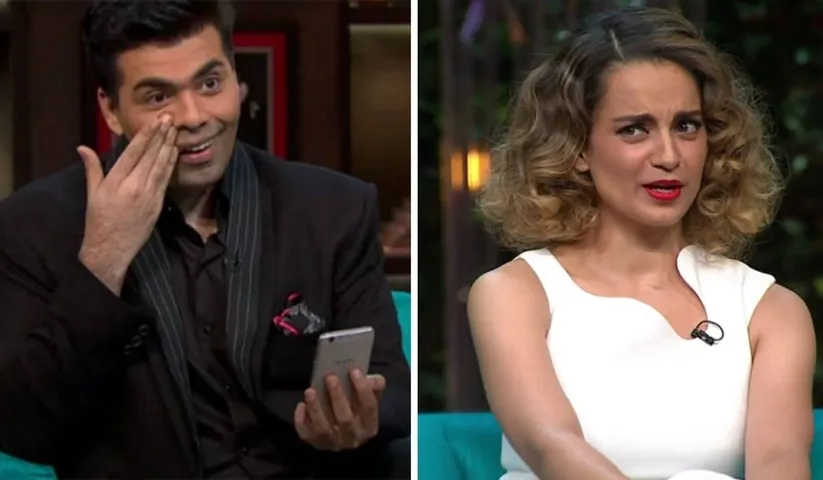 Kangana Ranaut Wishes Karan Johar for "Koffee With Karan season 7" in her "Dhaakad" style