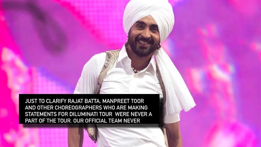 Diljit's manager refutes claims of not paying dancers