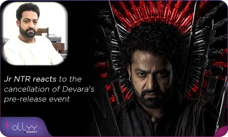 Jr NTR reacts to the cancellation of Devara's pre-release event