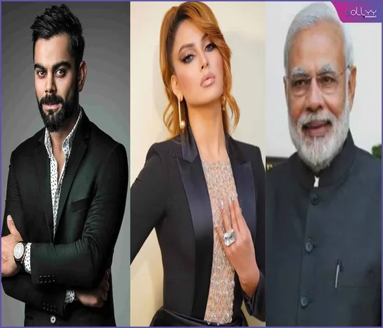 Urvashi Rautela, Virat Kohli and Modi