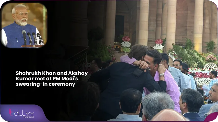 Shahrukh Khan and Akshay Kumar met at PM Modi's swearing-in ceremony