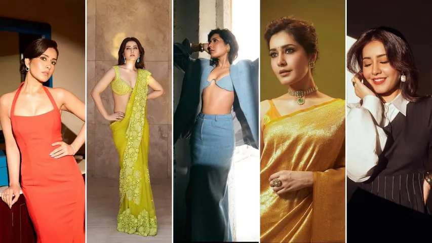 Raashii Khanna Desi Chic to Western Elegance