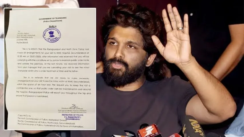 Hyderabad police asks Allu Arjun to maintain confidentiality about visiting the victim