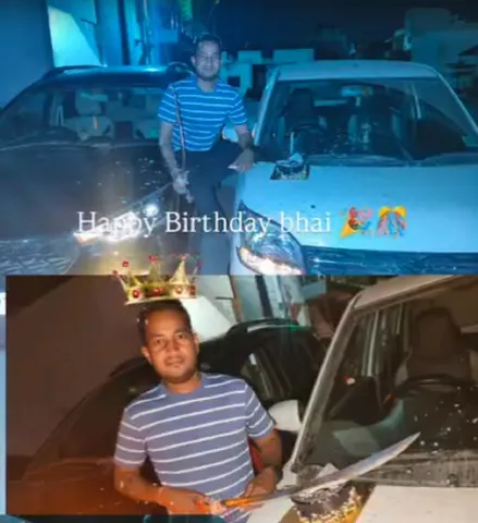 Ankleshwar: Youth Arrested for Cutting Cake with Sword in Viral Video