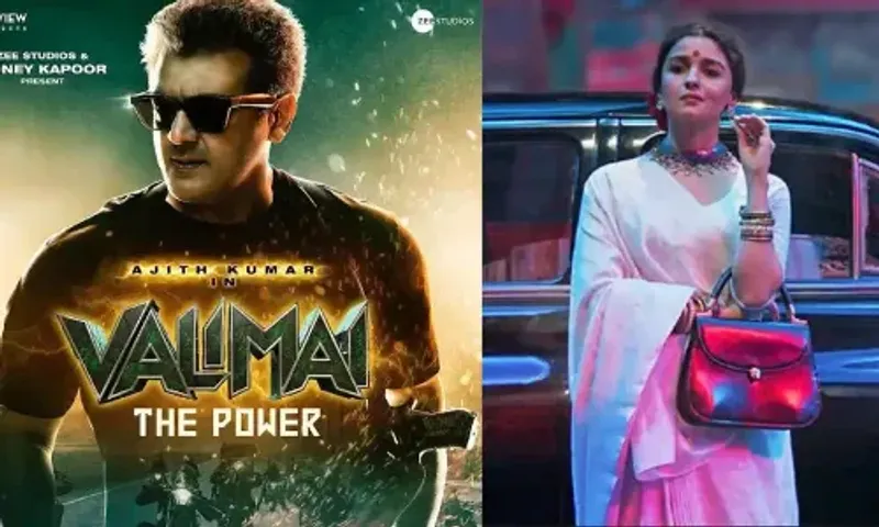 'Valimai,' starring Ajith Kumar, will collide with Alia Bhatt's 'Gangubai Kathiawadi,' in February