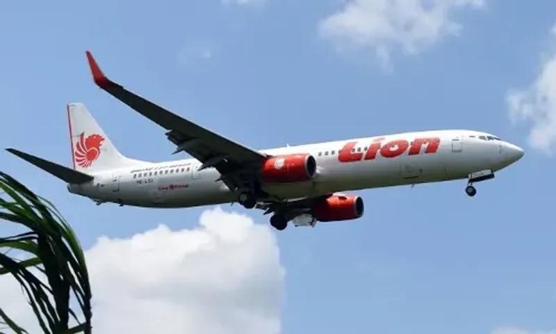 Lion Air Boeing 737 aircraft collides with airport terminal during take off