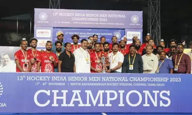 Punjab defeats Haryana to clinch 13th senior men's national hockey championship in thrilling penalty shootout in Chennai