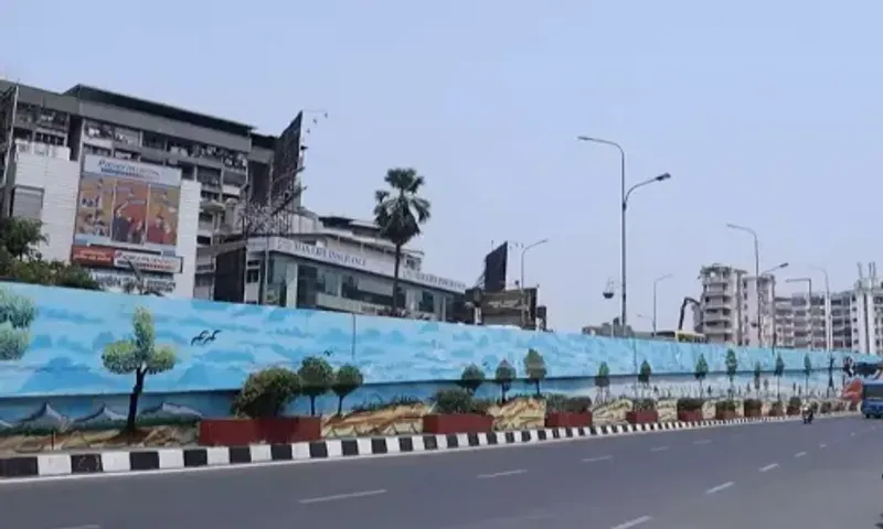 Surat city beautified with wall paintings