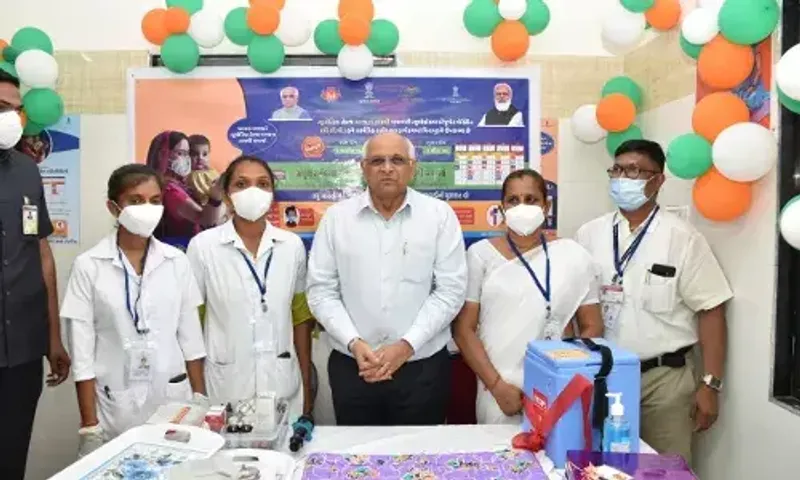 Gujarat Chief Minister Bhupendra Patel launches statewide PCV vaccination from Alhadpura of Chhotaudepur district