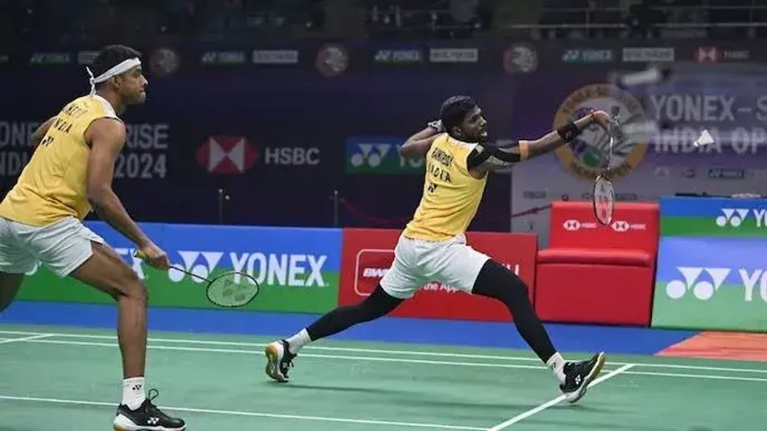 Chirag Shetty and Satwiksairaj Rankireddy to face Kang Min Hyuk and Seo Seung Jae of South Korea in Men's Doubles Final of Indian Open Super 750 Badminton tournament