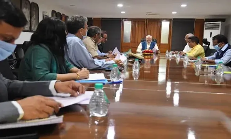 PM Narendra Modi chairs high-level meeting to review situation at Morbi in Gujarat following bridge collapse incident